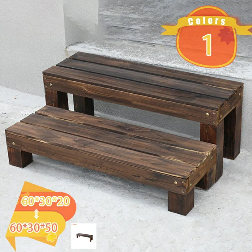 フラワースタンド ブラウン ガーデニング 木製 鉢スタンド ベランダ １段 耐荷重 プランタースタンド 多肉植物 園芸ラック 観葉植物 ベランダ フラワースタンド 鉢スタンド 木製 鉢置き台 おしゃれ 植木鉢台 ディスプレイ fascimo