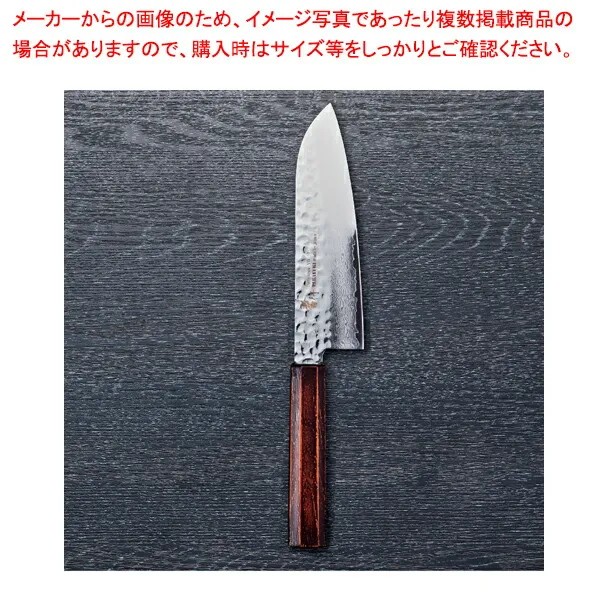 なないろ三徳 レトロ木目 刃渡り：170mm 【メイチョー】