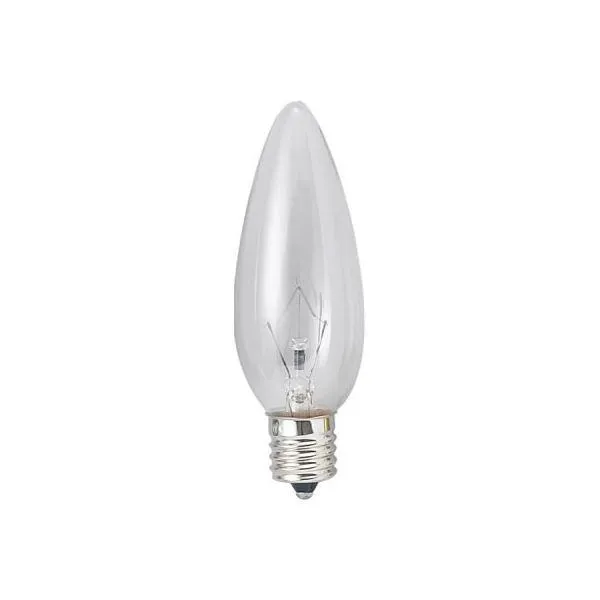 (まとめ)YAZAWA シャンデリア球 C32 E17 25W クリア C321725C〔×50セット〕