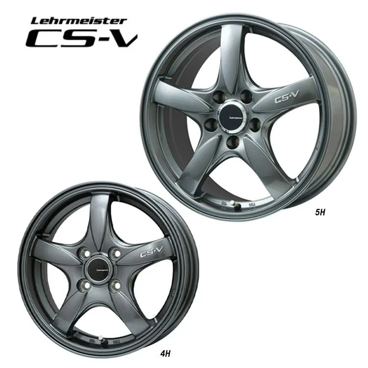 16インチ 4H100 6.5J 6.5J+50 4穴 ホイール 【2本セット 新品】  CS-V 送料無料 レアマイスター