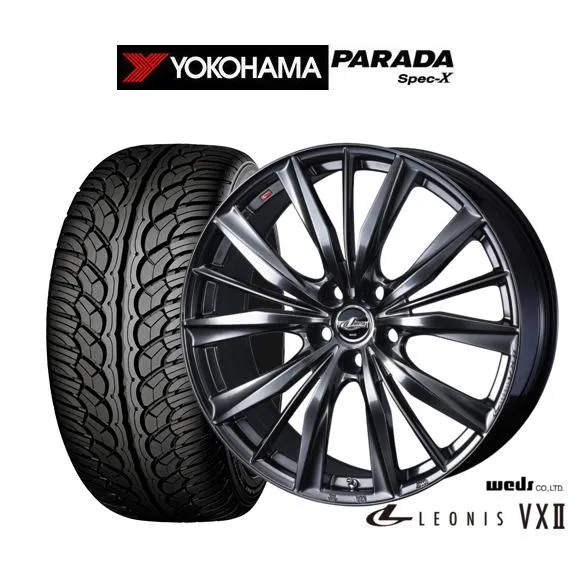 サマータイヤ ホイール4本セット ウェッズ レオニス VXII ヨコハマ PARADA パラダ Spec-X 245/50R20