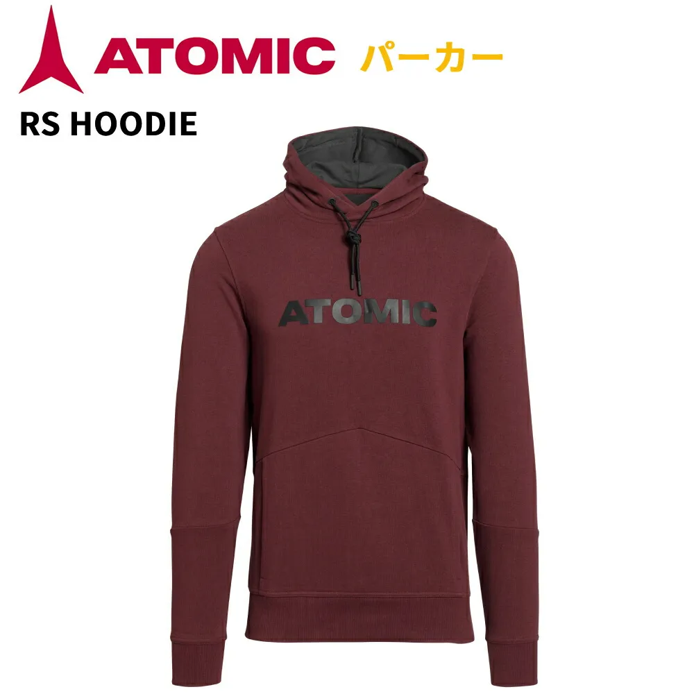 【即納】2025 ATOMIC アトミック パーカー RS HOODIE MAROON AP5120130 トレーナー ユニセックス