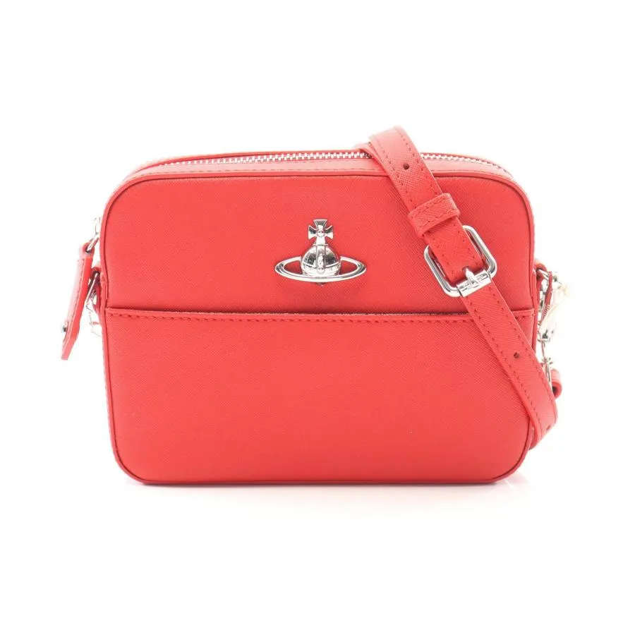 ヴィヴィアンウエストウッド SAFFIANO CAMERA BAG オーブ ブランドオフ Vivienne Westwood レザー ショルダーバッグ レザー レディース