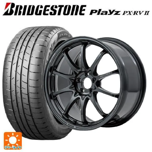 トヨタ プリウス(60系)用 195/60R17 90H ブリヂストン プレイズ PX-RV2 正規品 ボルクレーシング CE28N プラス