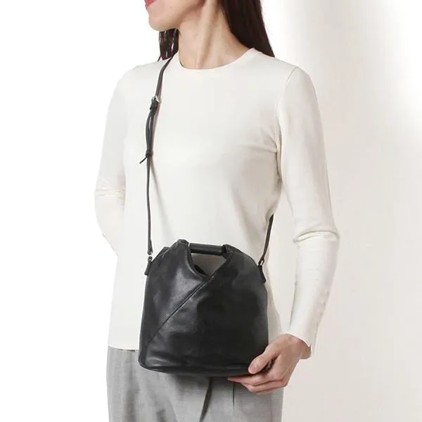 26SSモデル エムエムシックス MM6 Maison Margiela レディース ジャパニーズ クロスボディバッグ【ブラック】 SB6WD0026 P8396 T8013/【2026SS】l-bag