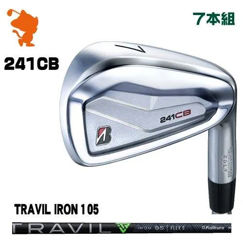 BRIDGESTONE 2024 241CB IRON ブリヂストン 241CB アイアン 7本組 TRAVIL IRON 105 トラビルアイアン