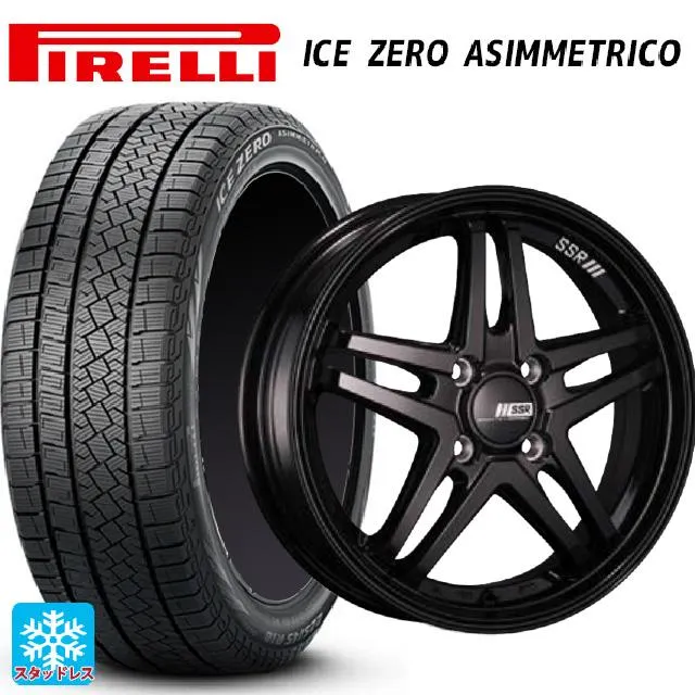 送料無料 スタッドレスタイヤホイール 4本セット 215/60R17 96H ピレリ アイスゼロ アシンメトリコ 正規品 # タナベ SSR GT V