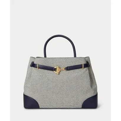 ローレン ラルフ ローレン LAUREN RALPH LAUREN クロスダイド キャンバス ラージ Blaike サッチェル （101ナチュラル）