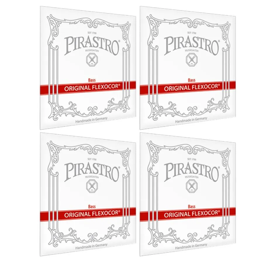 PIRASTRO オブリガート フレクソコア コントラバス弦 G D A E 3/4 D-BASS ORIGINAL FLEXOCOR 3460 SET