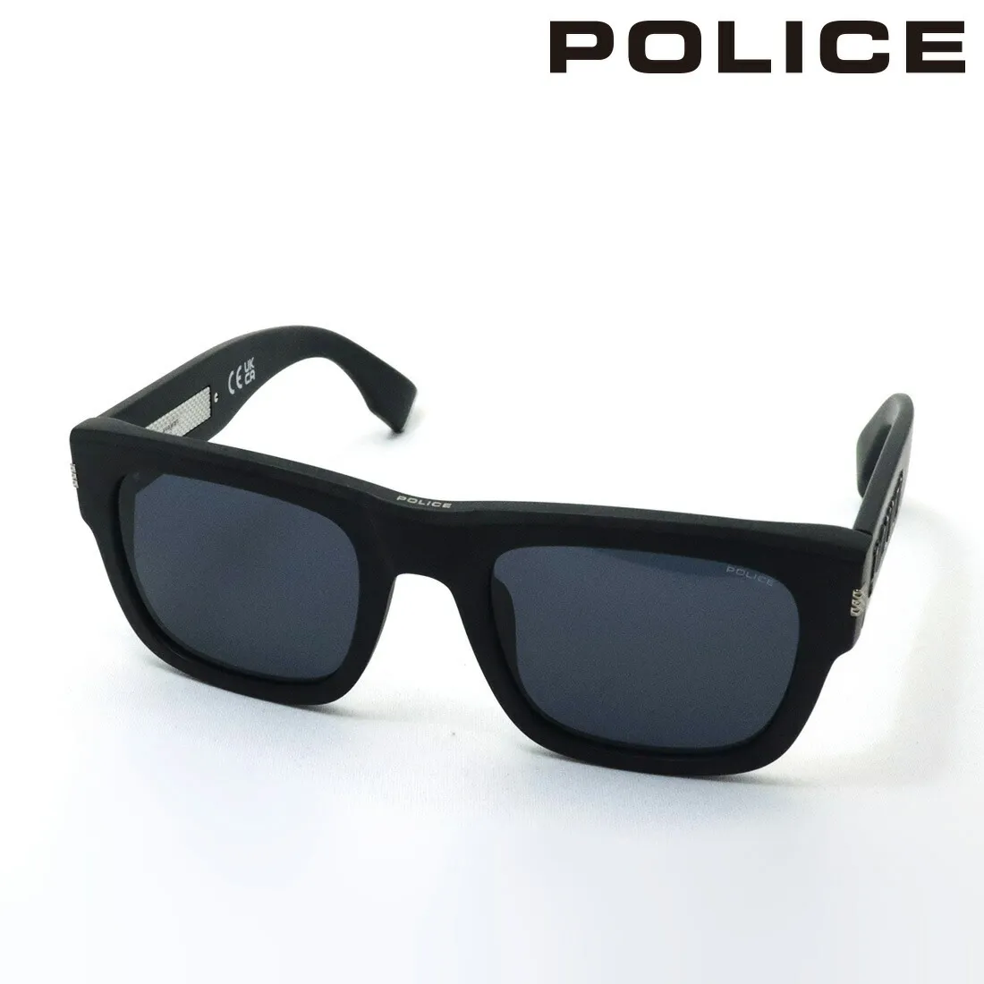 ポリス サングラス 正規販売店 POLICE SPLP33E 0703 54 G.O.A.T.2 ゴート2 Statement ステートメント スクエア ブラック系 メンズ