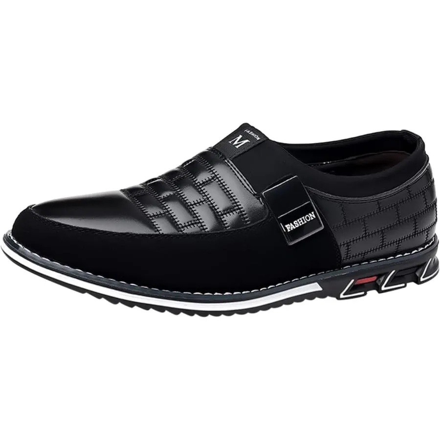 【並行輸入品】ZGRZPMGR Mens Oxford Shoes Breathable Comfortable Business Walking S
