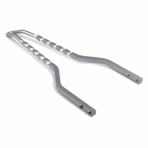 【並行輸入品】 サイクルヴィジョンズ ツイステッドスティック シシーバー - クローム - 18インチ CV-8041 15010479 CYCLE VISIONS SISSY BAR TWIST 1 #DRAG