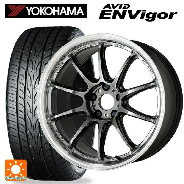 送料無料 サマータイヤホイール 4本セット 245/40R19 98W XL ヨコハマ エービット エンビガー S321 ワーク エモーション ZR1