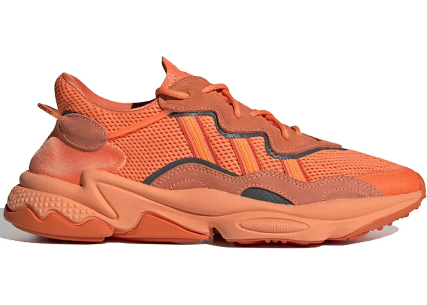 アディダス 橙 オレンジ スニーカー メンズ ADIDAS OZWEEGO ORANGE / HI RES CORAL SEMI CORAL SOLAR