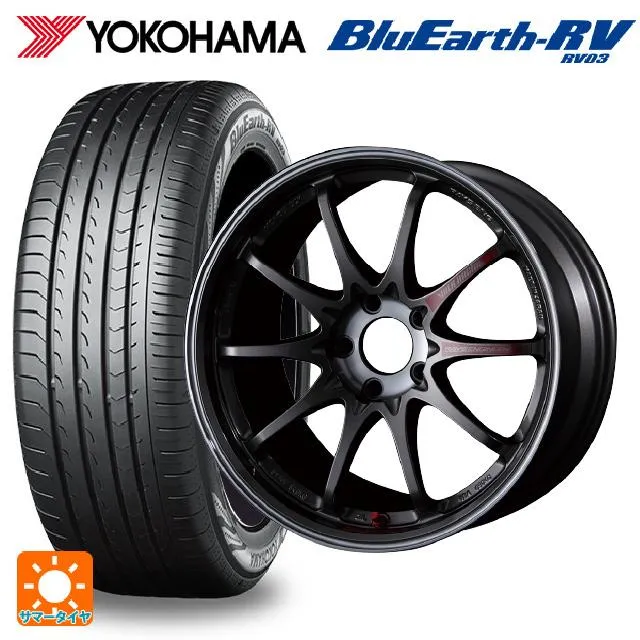 ホンダ ヴェゼル(RV系)用 215/55R17 94V ヨコハマ ブルーアース RV03 # ボルクレーシング CE28SL