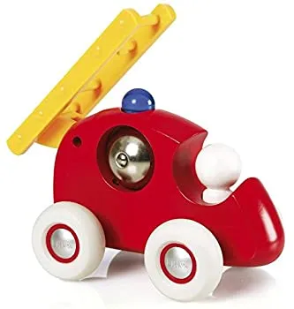 【中古】BRIO プッシュトイ 消防車 30197