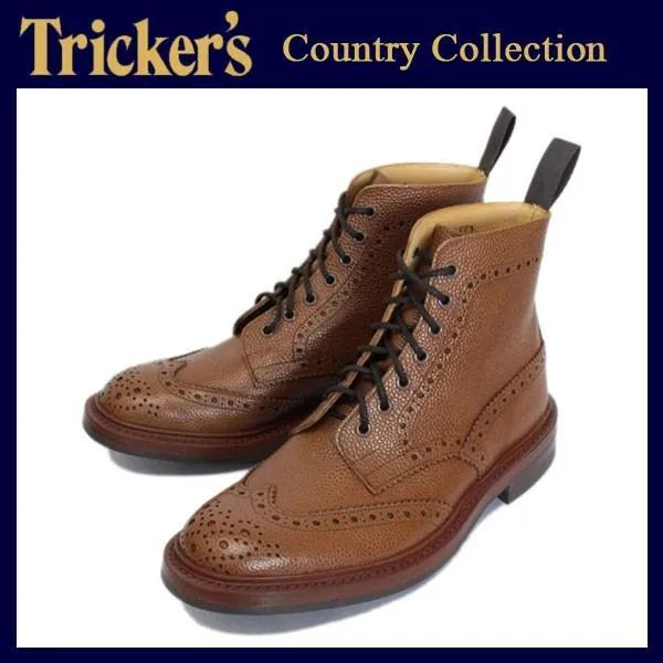 Tricker's トリッカーズ 2508M COUNTRY BROGUE(カントリーブローグ) ダイナイトソール シェンナスコッチグレイン TK030