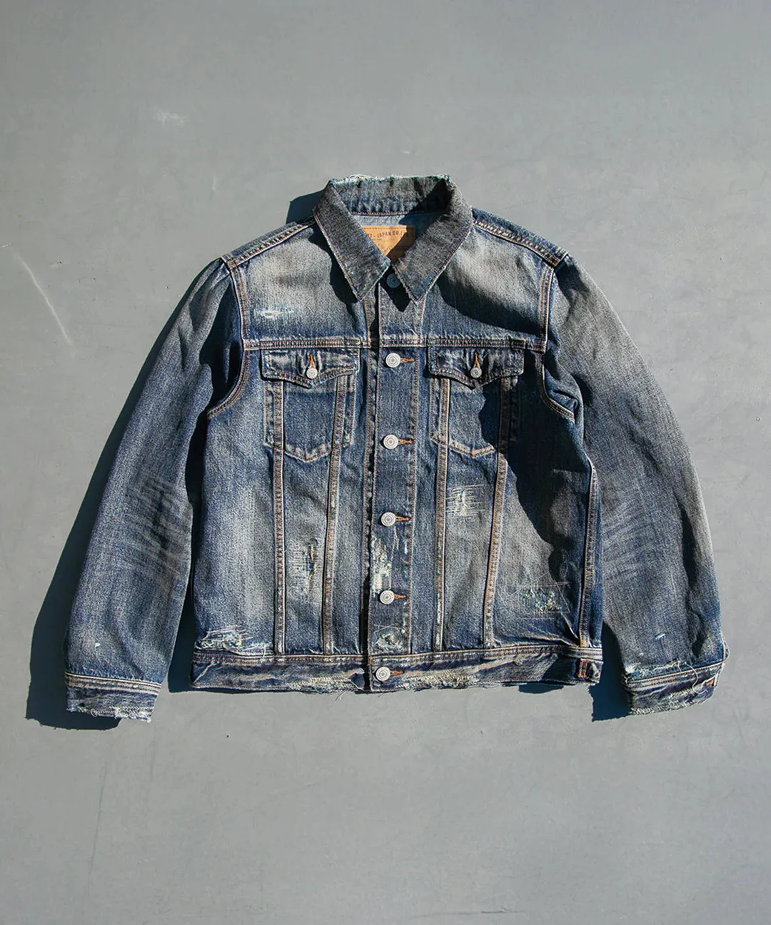 【TMT】12oz SOFT DENIM TRUCKER JACKET（VINTAGE processing.）/TJKS25RE01