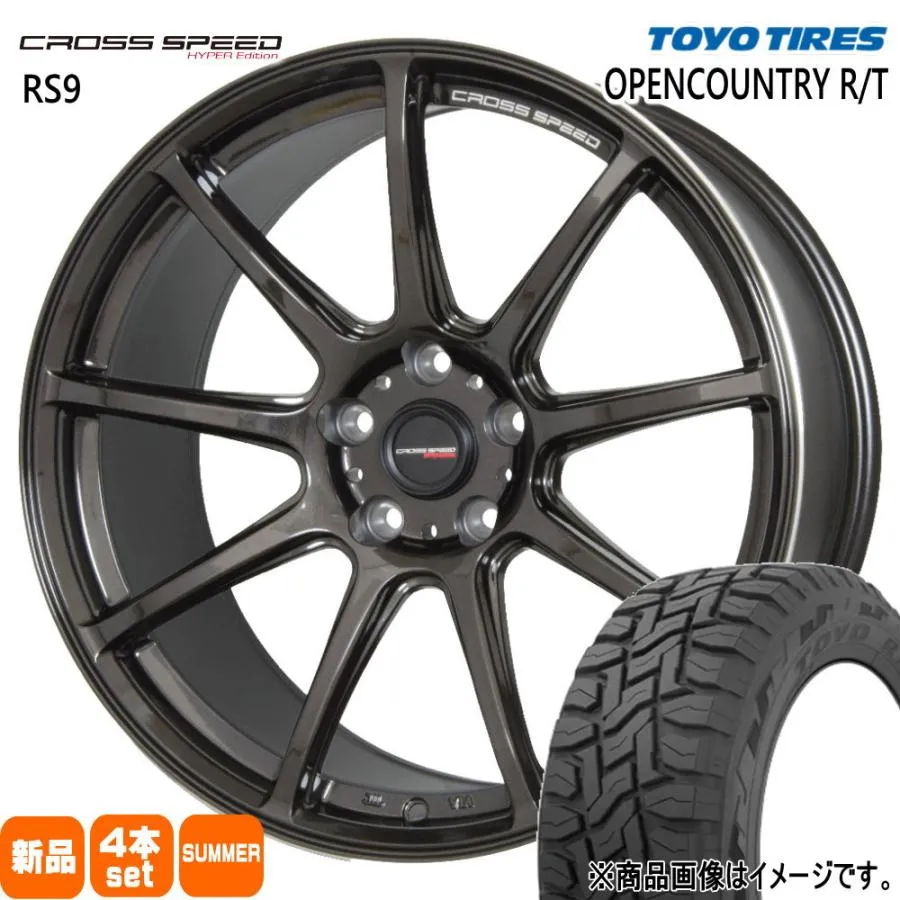 225/60R17 99Q トーヨータイヤ OPENCOUNTRY R/T 夏用 サマータイヤ CROSS SPEED RS9 スバル SK系フォレスター