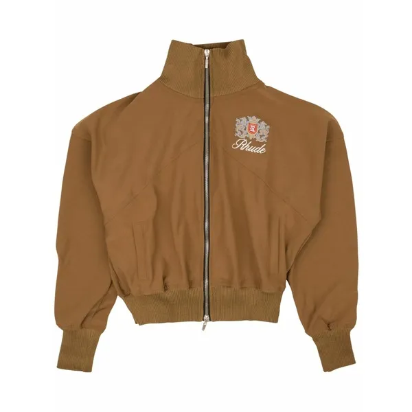 ルード メンズ ジャケット＆ブルゾン アウター Brentwood embroidered bomber jacket Brown