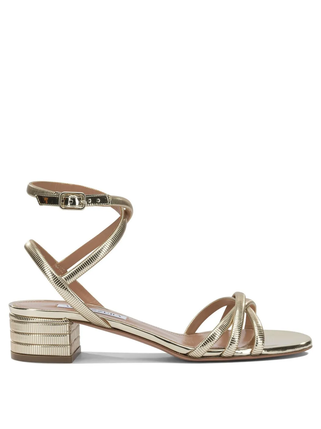 アクアズーラ AQUAZZURA サンダル レディース ゴールド Sandals \"Heatweave 35MM\" heeled sandals. HTWMIDS0SSYSOG Gold 関税 送料無料 2026SS vi