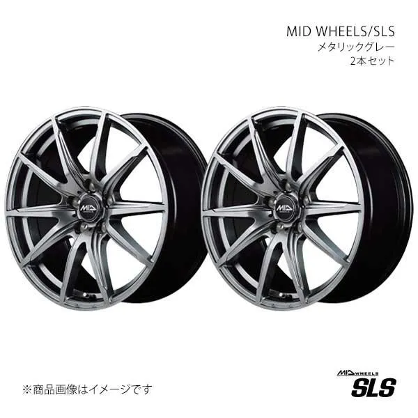 MID WHEELS/SLS アルミホイール2本セット【18×7.0J 5-100 INSET48 MGR】MID WHEELS/SLS V998870533480A00×2
