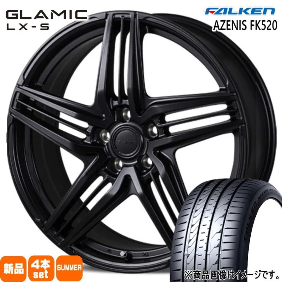 245/45R20 103Y XL ファルケン AZENIS FK520 夏用 サマータイヤ GLAMIC LX-S クラウンセダン LEXUS LS 50系 MC後  20インチ