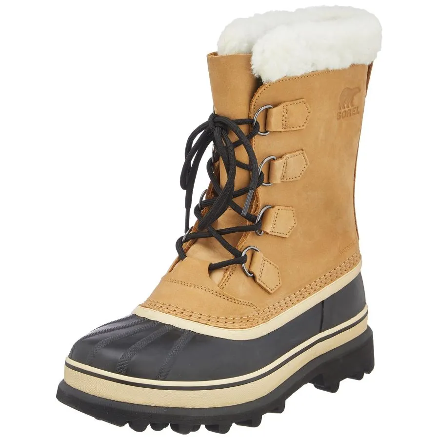 【並行輸入品】Sorel Caribou メンズ 冬用ブーツ ベージュ 10 Sorel Caribou Men's Winter Boots,