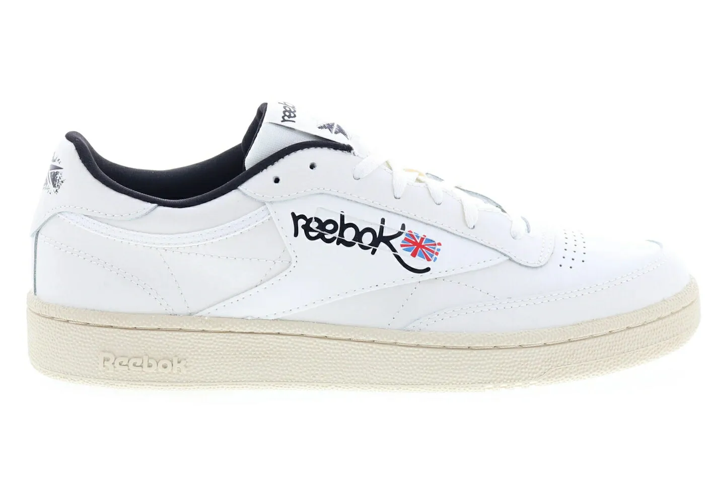 リーボック クラブ コア 黒色 ブラック スニーカー メンズ REEBOK CLUB C 85 CHALK PAPERWHITE CORE BLACK / CHALK PAPERWHITE CORE BLACK
