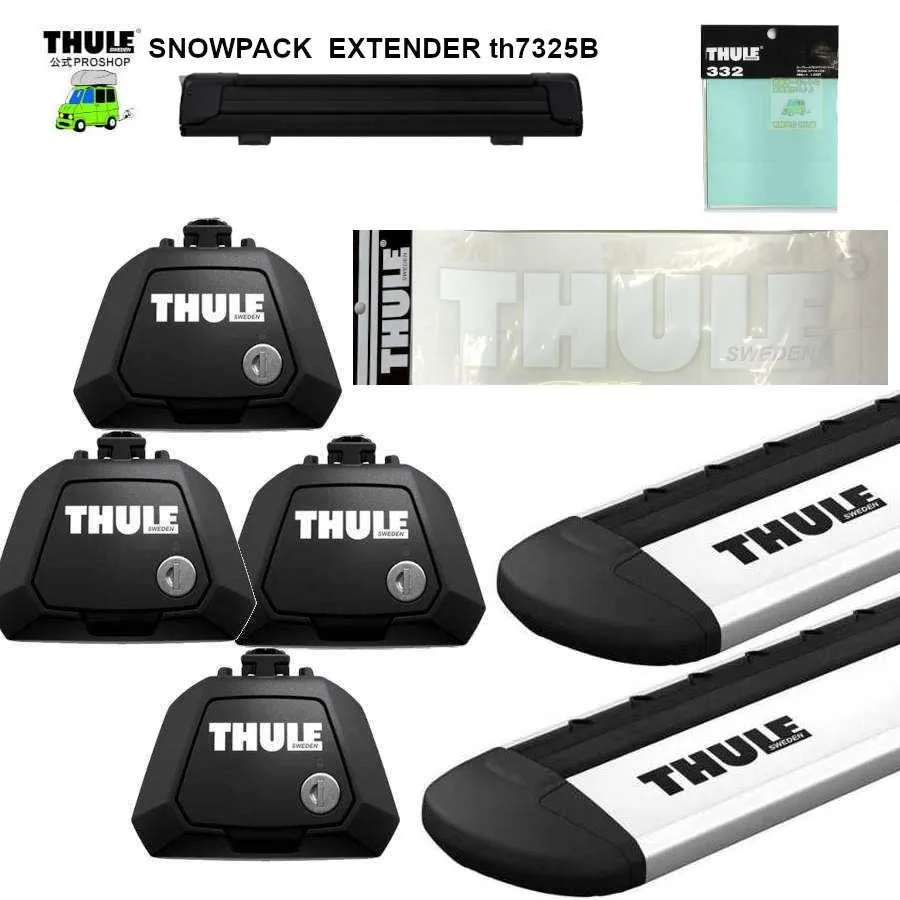 THULEキャリアset CADILLAC SRX T265E RR付 th710410 th7112 th7325B th332 STWH27 ■