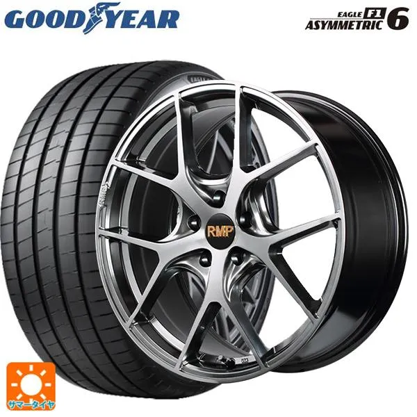 送料無料 サマータイヤホイール 4本セット 225/40R19 93Y XL グッドイヤー イーグル F1 アシメトリック6 エムアイディー MID