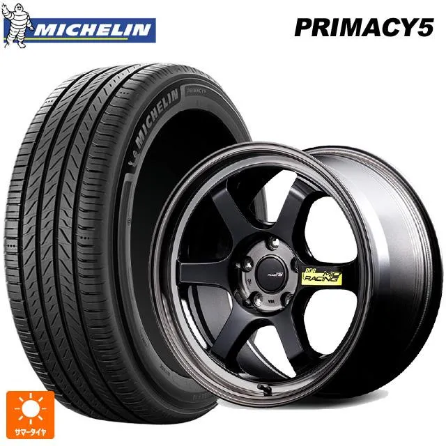 送料無料 サマータイヤホイールセット 225/45R17 94W XL ミシュラン プライマシー5 正規品 エムアイディー MIDレーシング R06