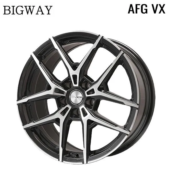 ビックウェイ エ−エフジ− VX BKP 16×6.5 +43 5/112 57.1新品ホイール1本