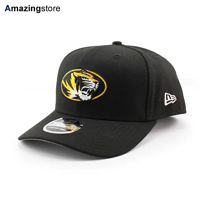 ニューエラ キャップ 9SEVENTY ストレッチ スナップバック ミズーリ タイガース NCAA STRETCH SNAPBACK CAP BLACK NEW ERA MISSOURI TIGERS / 帽子 メンズ レディース 男女兼用 大学 カレッジ