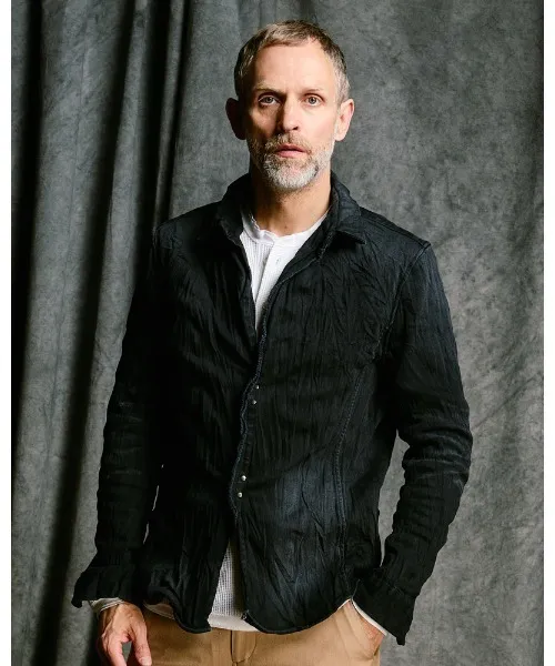 シャツ 2-hook denim shirt メンズ