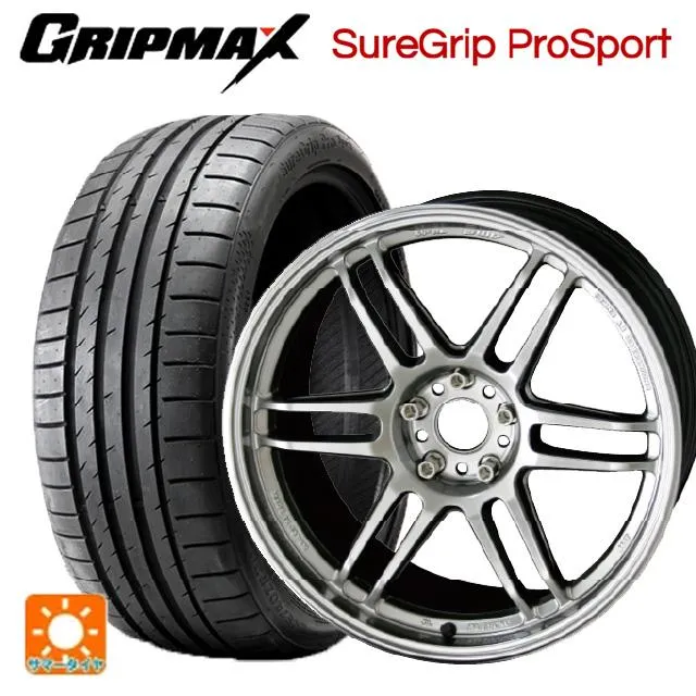 スバル レヴォーグ(VN系)用 245/40R18 97Y XL グリップマックス シュアグリップ プロスポーツ ブラックレター トレーサー ティーエ