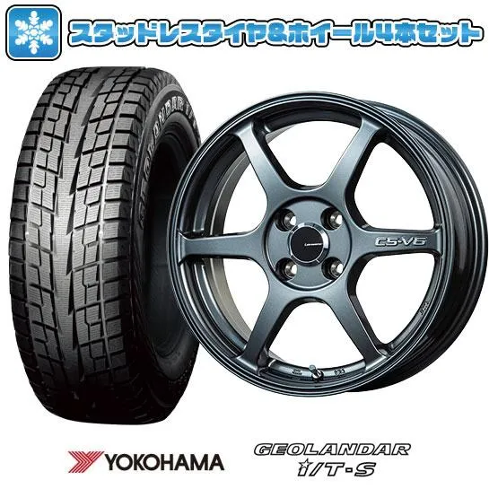 215/60R17 スタッドレスタイヤ ホイール4本セット YOKOHAMA ジオランダー I/T-S G073 (5/114車用) LEHRMEISTER CS-V6 17インチ