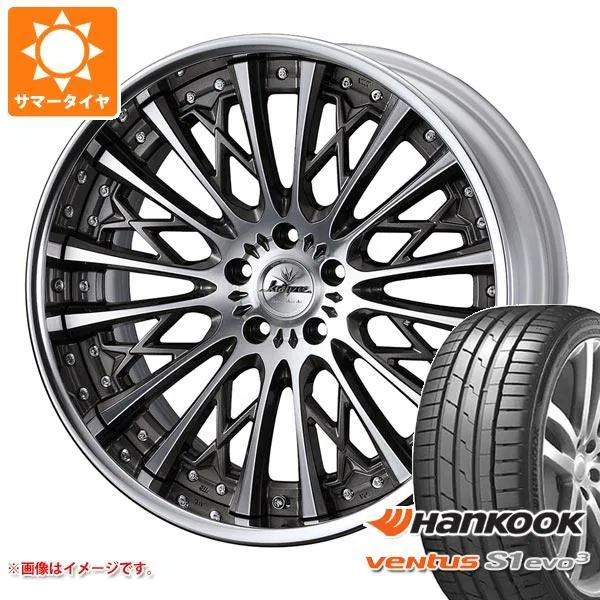 2026年製 サマータイヤ 245/35R19 (93Y) XL ハンコック ベンタス S1 エボ3 K127 クレンツェ シュリット 8.5-19