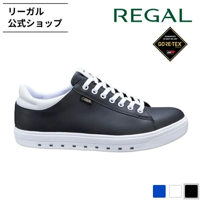 リーガル 公式 REGAL 51DL コートスニーカー GORE-TEX SURROUND ブラックホワイト メンズ ゴアテックス スニーカー 防水