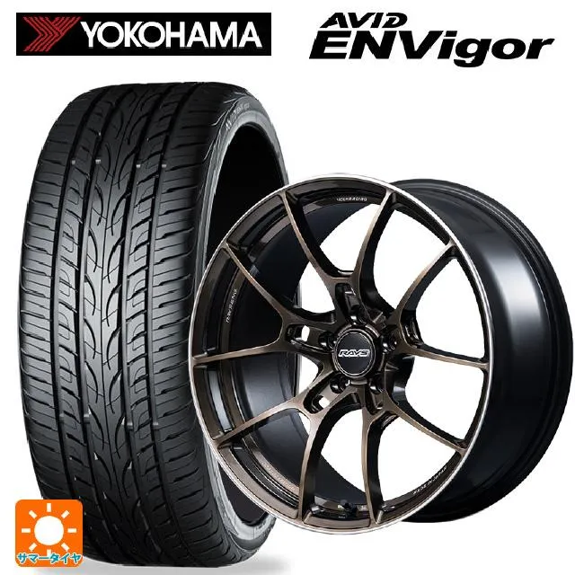 送料無料 サマータイヤホイール 4本セット 245/40R19 98W XL ヨコハマ エービット エンビガー S321 レイズ ボルクレーシング G