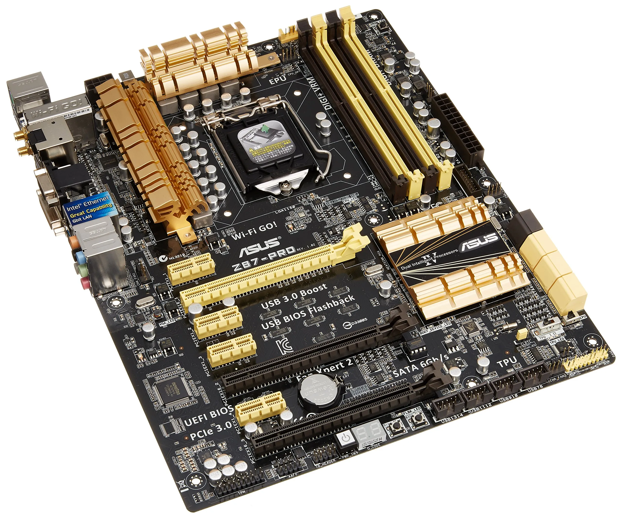 【中古】【非常に良い】ASUSTeK Intel Z87チップセット搭載マザーボード Z87-PRO 【ATX】