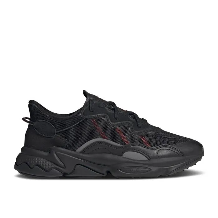 アディダス Adidas 【 Ozweego Black Orange Men Core Black/Grey Four/Grey Five 】 メンズ コア 黒色 ブラック 灰色 グレー
