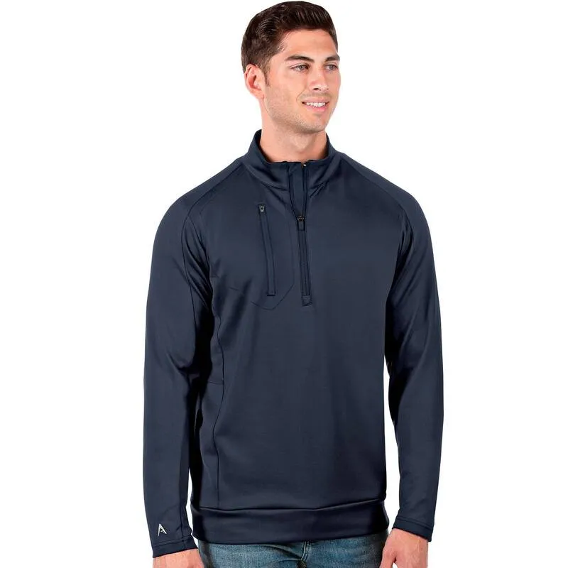 アンティグア レディース トップス Tシャツ Men Antigua Generation 1/2-Zipullover Navy ネイビー