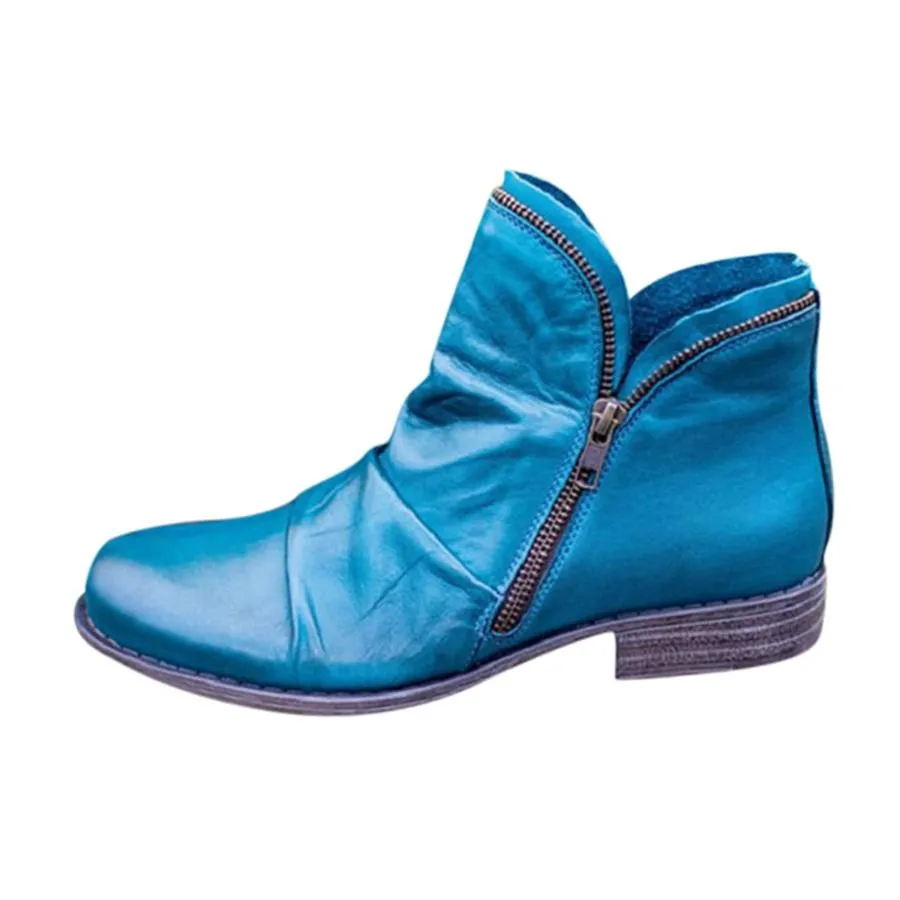 【並行輸入品】SBGMoSJ Black Ankle Boots for Women Chunky Low Heel Womens Booti