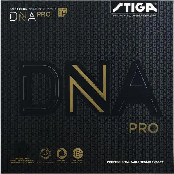 STIGA（スティガ） テンション系裏ソフトラバー DNA PRO H ディーエヌエー プロ H ブラック 特厚