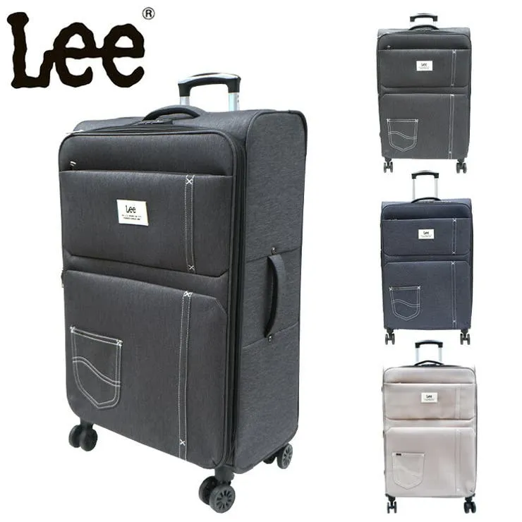 Tasche Jack 【Lee】320-9032 92L ソフトキャリー 28インチ リー キャリーバッグ 4輪 旅行 お出かけ 大きめ 特大 3泊 5泊 1週間 買い物 買い付け デニム調 おしゃれ