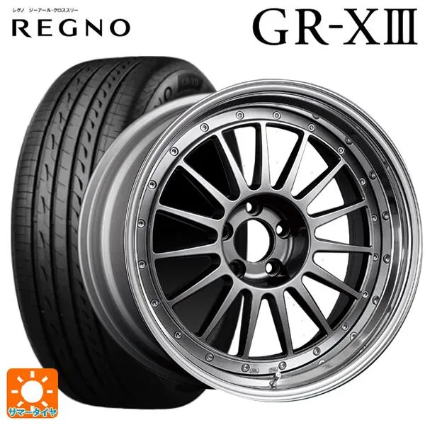 送料無料 サマータイヤホイール 4本セット 245/50R18 100W ブリヂストン レグノ GR-X3 正規品 タナベ SSR プロフェッサー T