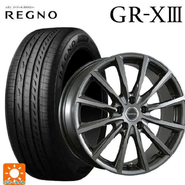 送料無料 サマータイヤホイール 4本セット 205/65R16 95H ブリヂストン レグノ GR-X3 正規品 ブリヂストン バルミナ AR12 1