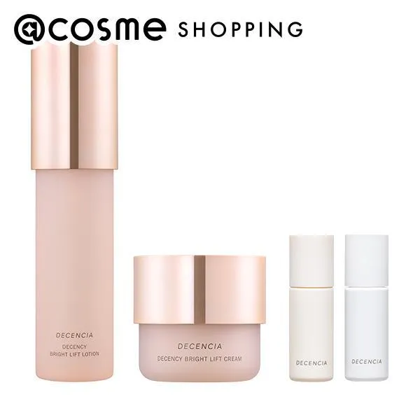 DECENCIA(ディセンシア) ディセンシー ブライトリフト クリーム＆ローション セット 30mL、120mL、8mL、8mL