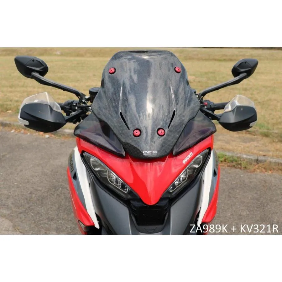 CNC Racing シーエヌシーレーシング スポーツスクリーン タイプ：艶あり MULTISTRADA V4 S Sport DUCATI ドゥカティ スクリーン 外装